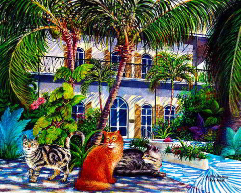 Hemingway House with Cats