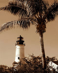 1B - Key West Lighthouse with Palm Tree