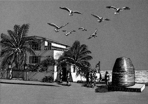Southernmost Point Pen and Ink