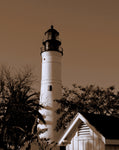 17 - Sepia Lighthouse